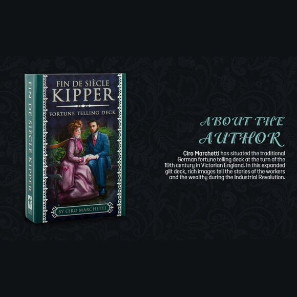 Fin De Siecle Kipper Fortune Telling Deck (39 silver gilt-edged cards) - Picture 6 of 10